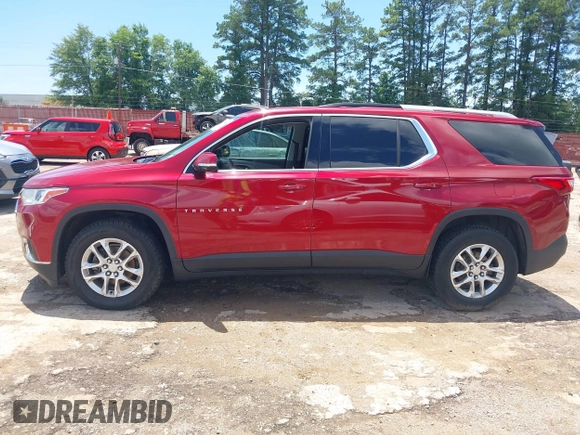2018 Chevrolet Traverse LT Cloth with VIN 1GNERGKW0JJ170013, listed as a IAAI auction lot 42296444 with 107,786 mi miles and . Bid and sale history available at DreamBid. Image 14.