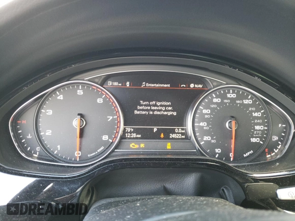 2016 Audi A8 L 4.0T Sport with VIN WAU43AFD3GN012923, listed as a Copart auction lot 73294802 with 24,522 mi miles. Bid and sale history available at carsss.com. Image 9.