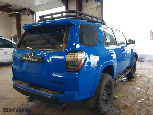 2019 Toyota 4Runner SR5 with VIN JTEBU5JR7K5645074, listed as a IAAI auction lot 41719821 with 116,514 mi miles. Bid and sale history available at carsss.com. Image 4.