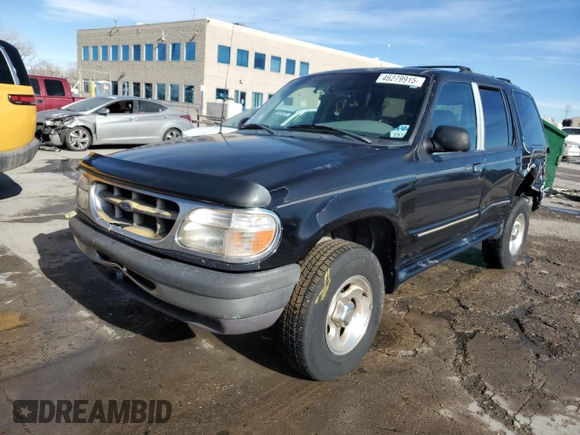 1998 Ford Explorer XL z VIN 1FMZU34E0WZA15570, wystawiony jako Copart lot #46279915 z przebiegiem 226 120 mil mil oraz Szkoda całkowita • Salvage title. Historia ofert i sprzedaży dostępna na DreamBid. Obrazek 1.