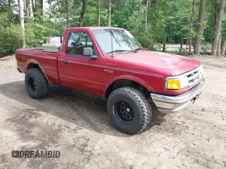 1994 Ford Ranger Splash z VIN 1FTCR11U0RTA95519, wystawiony jako IAAI lot #42476046 z przebiegiem 258 841 mil mil oraz . Historia ofert i sprzedaży dostępna na DreamBid. Obrazek 1.
