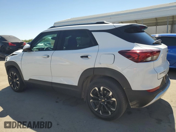 2021 Chevrolet TrailBlazer LT with VIN KL79MPS26MB023437, listed as a Copart auction lot 57448724 with 67,414 mi miles and Non Repairable. Bid and sale history available at DreamBid. Image 2.