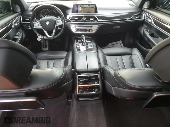 2016 BMW 7 Series 750i with VIN WBA7F0C56GGL99533, listed as a Copart auction lot 59091045 with 124,624 mi miles and Clean title. Bid and sale history available at DreamBid. Image 8.