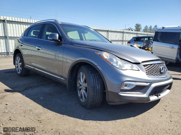 2017 Infiniti QX50 with VIN JN1BJ0RR4HM401775, listed as a Copart auction lot 50961515 with 51,148 mi miles and Salvage Title. Bid and sale history available at carsss.com. Image 4.