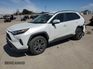 2024 Toyota RAV4 Hybrid XLE Premium with VIN JTMB6RFV7RJ042011, listed as a Copart auction lot 53667735 with 20,846 mi miles and Salvage Title. Bid and sale history available at carsss.com. Image 1.