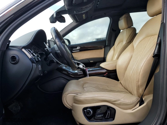 2014 Audi A8 L 3.0L TDI with VIN WAURMAFD1EN003301, listed as a Copart auction lot 85085354 with 155,429 mi miles and Salvage Title. Bid and sale history available at carsss.com. Image 7.