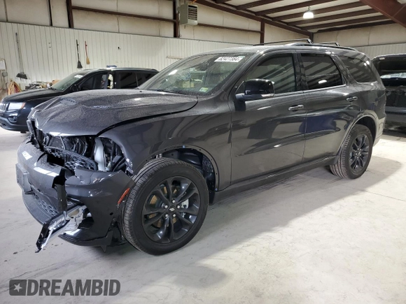 2025 Dodge Durango GT Plus with VIN 1C4RDJDG5SC506983, listed as a Copart auction lot 82427384 with 1,404 mi miles and Salvage title. Bid and sale history available at DreamBid. Image 1.