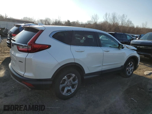 2018 Honda CR-V EX-L with VIN 2HKRW2H88JH662215, listed as a Copart auction lot 45950775 with 81,958 mi miles and Salvage Title. Bid and sale history available at carsss.com. Image 3.