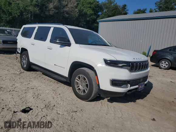 2024 Jeep Wagoneer with VIN 1C4SJSAP2RS145359, listed as a Copart auction lot 58918375 with 7,611 mi miles and Salvage title. Bid and sale history available at DreamBid. Image 4.