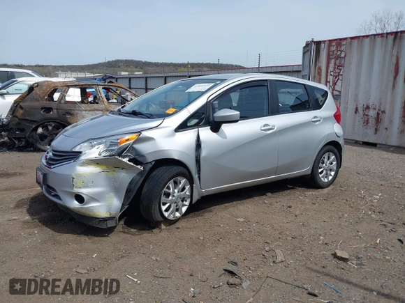 2016 Nissan Note S with VIN 3N1CE2CP6GL398706, listed as a IAAI auction lot 41860525 with 108,401 mi miles and . Bid and sale history available at DreamBid. Image 2.