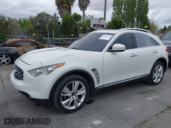 2012 Infiniti FX with VIN JN8AS1MUXCM122268, listed as a IAAI auction lot 42139233 with 158,338 mi miles. Bid and sale history available at carsss.com. Image 17.