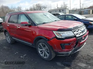 2018 Ford Explorer Limited with VIN 1FM5K8FH4JGA95498, listed as a IAAI auction lot 41949286 with 107,562 mi miles and . Bid and sale history available at carsss.com. Image 1.