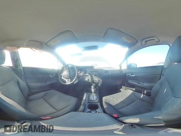2014 Honda Civic Sedan LX with VIN 2HGFB2F54EH517227, listed as a Copart auction lot 48351395 with 151,316 mi miles and Salvage Title. Bid and sale history available at carsss.com. Image 13.