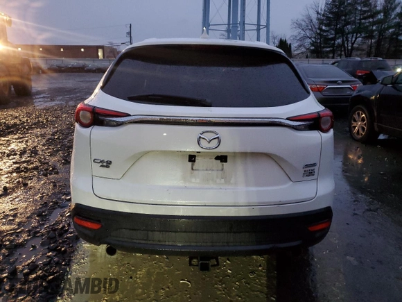 2018 Mazda CX-9 Sport with VIN JM3TCBBY9J0226615, listed as a Copart auction lot 81790234 with 0 mi miles and Salvage Title. Bid and sale history available at carsss.com. Image 6.