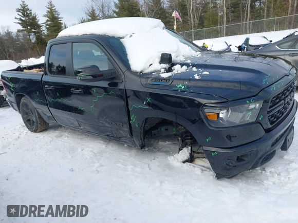 2023 Ram 1500 Big Horn with VIN 1C6RRFBG1PN522084, listed as a IAAI auction lot 41569930 with 15,728 mi miles. Bid and sale history available at carsss.com. Image 6.