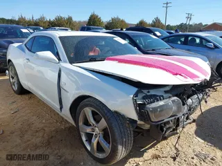 2012 Chevrolet Camaro 2LT with VIN 2G1FC1E34C9197705, listed as a IAAI auction lot 41505885 with 159,255 mi miles. Bid and sale history available at carsss.com. Image 1.