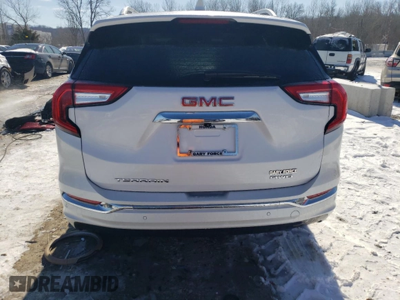 2024 GMC Terrain Denali with VIN 3GKALXEG9RL248701, listed as a Copart auction lot 45348185 with 9,184 mi miles and Non repairable. Bid and sale history available at DreamBid. Image 6.