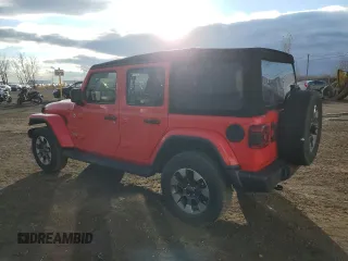 2021 Jeep Wrangler Unlimited Sahara High Altitude with VIN 1C4HJXEG9MW865180, listed as a Copart auction lot 81466964 with 72,975 mi miles and Clean title. Bid and sale history available at DreamBid. Image 2.