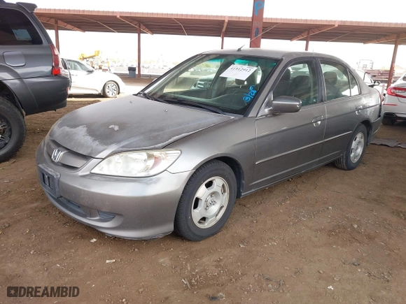 2004 Honda Civic Hybrid with VIN JHMES95654S018200, listed as a IAAI auction lot 41912912 with 291,301 mi miles. Bid and sale history available at carsss.com. Image 17.