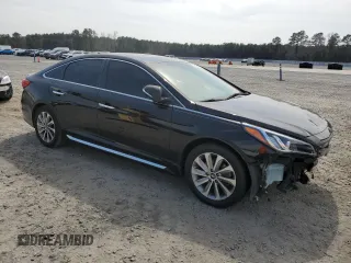 2016 Hyundai Sonata Sport with VIN 5NPE34AF8GH377664, listed as a Copart auction lot 49029885 with 155,465 mi miles and Salvage Title. Bid and sale history available at DreamBid. Image 4.