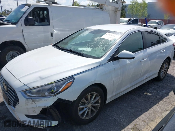 2019 Hyundai Sonata SE with VIN 5NPE24AF3KH756938, listed as a IAAI auction lot 41820296 with 76,064 mi miles and . Bid and sale history available at carsss.com. Image 18.