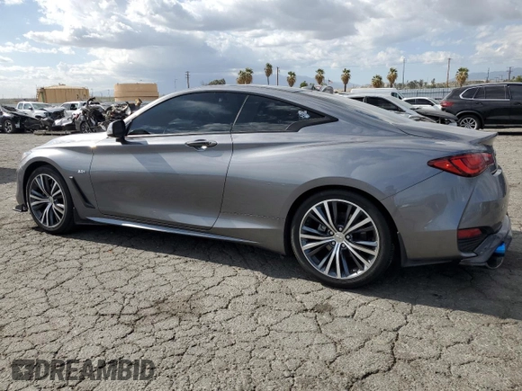 2019 Infiniti Q60 3.0t LUXE with VIN JN1EV7EK7KM231745, listed as a Copart auction lot 51437115 with 15,002 mi miles and Salvage Title. Bid and sale history available at carsss.com. Image 2.