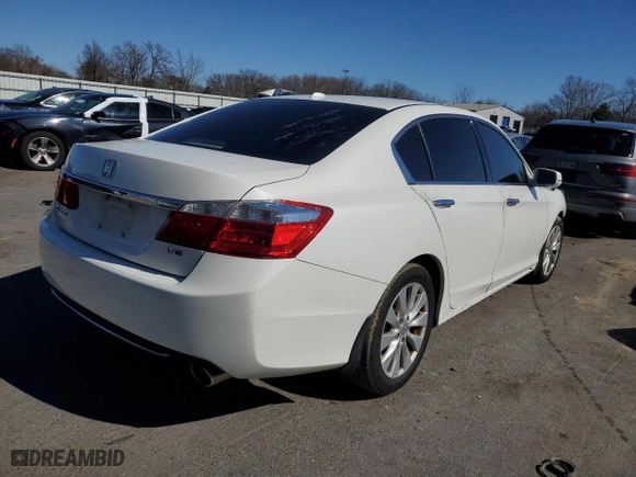 2014 Honda Accord Sedan EX-L with VIN 1HGCR3F82EA002367, listed as a Copart auction lot 49632825 with 0 mi miles and Salvage Title. Bid and sale history available at carsss.com. Image 3.