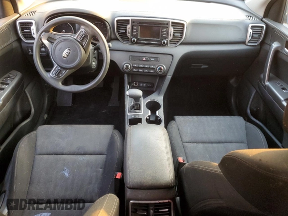 2019 Kia Sportage LX with VIN KNDPM3AC7K7595663, listed as a Copart auction lot 87971845 with Not Provided miles and Salvage Title. Bid and sale history available at carsss.com. Image 8.
