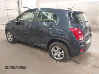 2018 Chevrolet Trax LS with VIN 3GNCJKSBXJL400731, listed as a IAAI auction lot 41827568 with 101,605 mi miles. Bid and sale history available at carsss.com. Image 3.