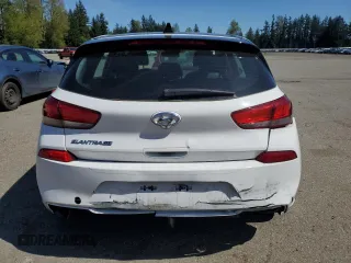2019 Hyundai Elantra GT with VIN KMHH35LE7KU107245, listed as a Copart auction lot 53916705 with 28,297 mi miles and Salvage Title. Bid and sale history available at carsss.com. Image 6.