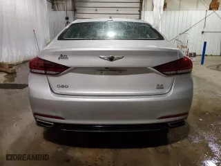 2019 Genesis G80 3.8L with VIN KMTFN4JE8KU309774, listed as a Copart auction lot 87968845 with 32,621 mi miles and Salvage Title. Bid and sale history available at carsss.com. Image 6.