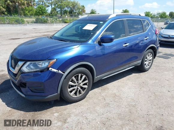2018 Nissan Rogue S with VIN KNMAT2MT6JP539856, listed as a IAAI auction lot 41920975 with 84,998 mi miles and . Bid and sale history available at carsss.com. Image 2.