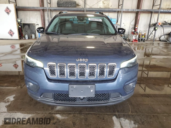 2022 Jeep Cherokee Latitude Lux with VIN 1C4PJMMX7ND518066, listed as a Copart auction lot 60487295 with 48,346 mi miles and Salvage title. Bid and sale history available at DreamBid. Image 5.