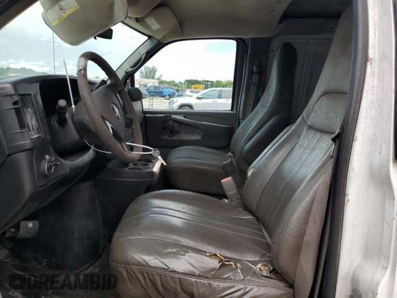 2014 Chevrolet Express Cargo Van with VIN 1GCWGGFA6E1200350, listed as a Copart auction lot 71770774 with 0 mi miles and Clean Title. Bid and sale history available at carsss.com. Image 7.