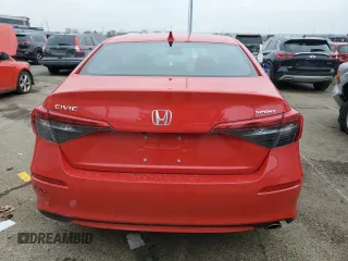 2024 Honda Civic Sedan Sport with VIN 2HGFE2F5XRH590566, listed as a Copart auction lot 44603165 with 5,314 mi miles and Salvage Title. Bid and sale history available at carsss.com. Image 6.