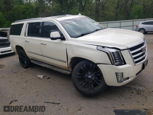 2015 Cadillac Escalade ESV Luxury z VIN 1GYS4SKJ5FR729401, wystawiony jako Copart lot #51317005 z przebiegiem 145 224 mil mil oraz Szkoda całkowita • Salvage title. Historia ofert i sprzedaży dostępna na DreamBid. Obrazek 4.