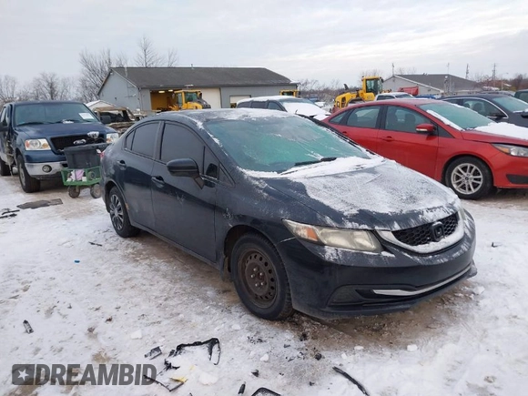 2015 Honda Civic LX with VIN 2HGFB2F5XFH556342, listed as a IAAI auction lot 41307202 with 77,159 mi miles and . Bid and sale history available at DreamBid. Image 1.
