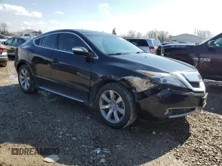2010 Acura ZDX Tech Pkg with VIN 2HNYB1H49AH501812, listed as a Copart auction lot 46252225 with 220,088 mi miles and Salvage Title. Bid and sale history available at carsss.com. Image 4.