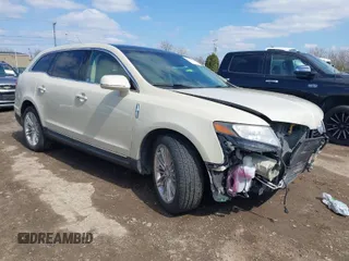 2014 Lincoln MKT EcoBoost with VIN 2LMHJ5AT0EBL56623, listed as a IAAI auction lot 41940920 with 138,911 mi miles and . Bid and sale history available at DreamBid. Image 1.