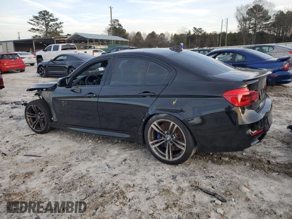 2018 BMW M3 with VIN WBS8M9C51J5J79567, listed as a Copart auction lot 81814643 with 33,364 mi miles. Bid and sale history available at carsss.com. Image 2.