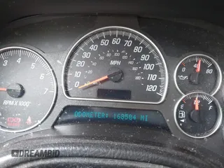 2005 GMC Envoy XL SLE with VIN 1GKET16S156114805, listed as a IAAI auction lot 42163519 with 168,584 mi miles. Bid and sale history available at carsss.com. Image 7.