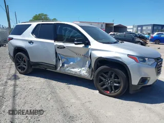 2020 Chevrolet Traverse Premier with VIN 1GNERKKW2LJ278087, listed as a IAAI auction lot 41891671 with 59,172 mi miles and . Bid and sale history available at DreamBid. Image 1.