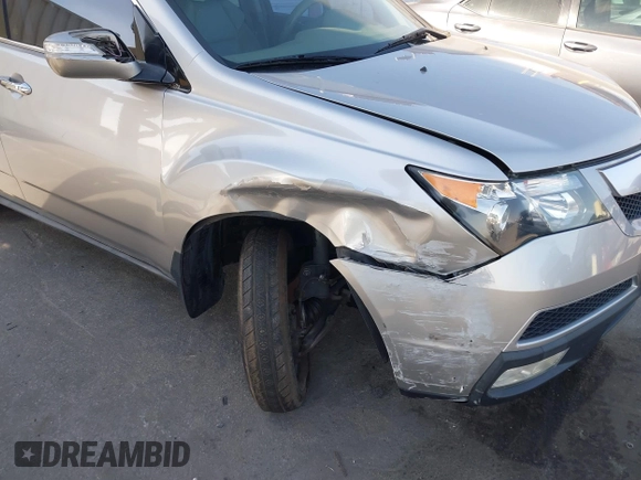 2013 Acura MDX with VIN 2HNYD2H26DH501348, listed as a IAAI auction lot 41388486 with 93,528 mi miles. Bid and sale history available at carsss.com. Image 6.