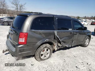 2010 Chrysler Town & Country LX with VIN 2A4RR4DE0AR309771, listed as a Copart auction lot 46296225 with 202,802 mi miles and Salvage Title. Bid and sale history available at DreamBid. Image 3.