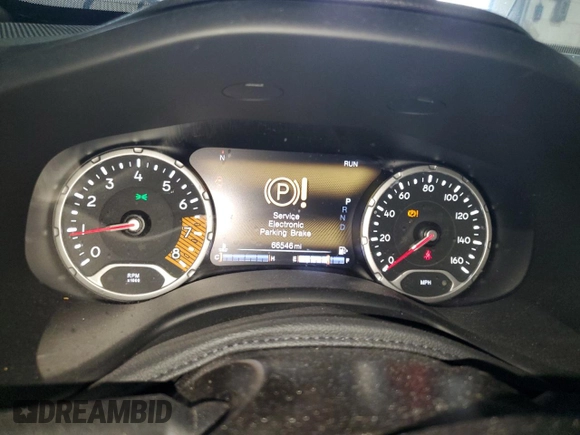 2020 Jeep Renegade Trailhawk with VIN ZACNJBC13LPL71278, listed as a Copart auction lot 61241775 with 66,546 mi miles and Clean title. Bid and sale history available at DreamBid. Image 9.