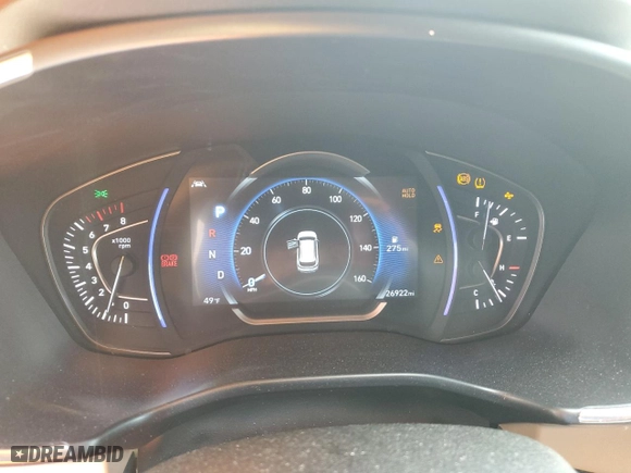 2019 Hyundai Santa Fe SEL with VIN 5NMS33AD4KH004705, listed as a Copart auction lot 49668165 with 26,922 mi miles and Salvage Title. Bid and sale history available at carsss.com. Image 9.