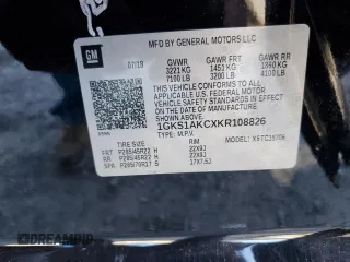 2019 GMC Yukon SLE with VIN 1GKS1AKCXKR108826, listed as a Copart auction lot 44177645 with 115,682 mi miles and Salvage Title. Bid and sale history available at carsss.com. Image 13.