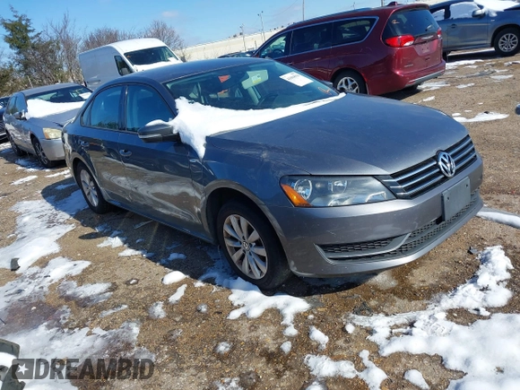2014 Volkswagen Passat Wolfsburg Edition with VIN 1VWAS7A38EC103315, listed as a IAAI auction lot 41604916 with 144,267 mi miles and . Bid and sale history available at DreamBid. Image 1.