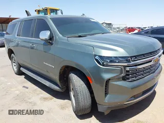 2023 Chevrolet Suburban Premier z VIN 1GNSKFKDXPR264085, wystawiony jako IAAI lot #42129377 z przebiegiem Nie podano mil oraz . Historia ofert i sprzedaży dostępna na DreamBid. Obrazek 1.