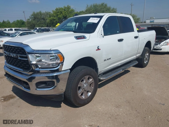 2024 Ram 2500 Lone Star with VIN 3C6UR5DL0RG296257, listed as a IAAI auction lot 42046580 with 21,856 mi miles. Bid and sale history available at carsss.com. Image 2.